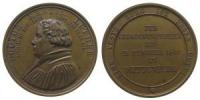 Luther Martin (1483-1546) - auf seinen 300. Todestag - 1846 - Medaille  vz+