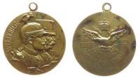 Wilhelm II. (1888-1918) und Franz Joseph I. - 1914 - tragbare Medaille  vz