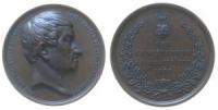 Huerne J. de Pélichy-van - Bürgermester von Brügge (Bruges) - 1855 - Medaille  vz