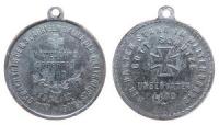 Vaterland Opfertag - Gedächtnis der 3jährigen Dauer des Weltkrieges - 1917 - tragbare Medaille  ss