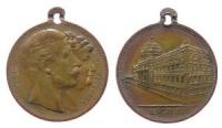 Wilhelm II. (1888-1918) - Berlin Kaiserpalais - o.J. - tragbare Medaille  ss