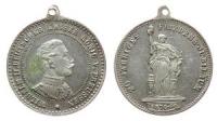 Wilhelm II (1888-1918) - 20 Jahre Friedensjubiläum - 1890 - tragbare Medaille  ss