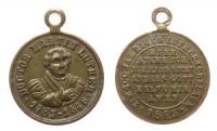 Luther Martin (1483-1546) - auf seinen 400. Geburtstag - 1883 - tragbare Medaille  vz
