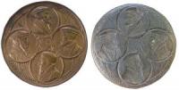 Genf - auf die 300-Jahrfeier der Reformation - 1835 - Medaille  vz