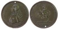 Wilhelm IV. Karl Heinrich Friso von Nassau- Oranien Statthalter (1747-1751) - auf seine Ernennung zum Erbstatthalter - 1747 - Medaille  ss