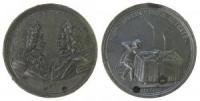Eugen Prinz von Savoyen (1663-1736) - auf den Frieden von Rastatt - 1714 - Medaille  vz