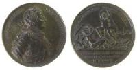 Friedrich II. (1740-1786) - auf seine Siege des Jahres - 1757 - Medaille  ss+
