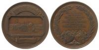 Kiel - auf die 11. Versammlung der Land- und Forstwirte - Prälaten und Gutsbesitzer - 1847 - Medaille  ss+