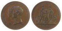 Friedrich Wilhelm III. (1797-1840) - auf die Vermählung des Kronprinzen Friedrich Wilhelm mit Elisabeth Ludovica - 1823 - Medaille  vz+