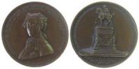 Friedrich II. der Große (1740-1786) - auf die Grundsteinlegung seines Denkmals anläßlich der 100-Jahrfeier zu seinem Regierungsantritt - 1840 - Medaille  ss+