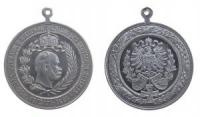 Wilhelm I (1797-1888) - auf die Wiederaufrichtung des Deutschen Reiches - 1895 - tragbare Medaille  vz-stgl