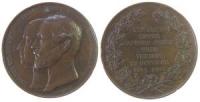 Adolf Georg (1860-1893) - auf seine Silberhochzeit mit Hermine von Waldeck - 1869 - Medaille  ss
