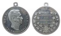 Moltke Helmuth Karl Bernhard Graf von (1800-1891) - auf seinen 90. Geburtstag - 1890 - tragbare Medaille  vz