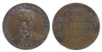 Graf Eduard (1829-1895) - auf den 25. Deutschen Ärztetag in Eisenach - 1897 - Medaille  ss