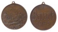 Nürnberg - Bavaria 1945 - 1945 - tragbare Medaille  ss+