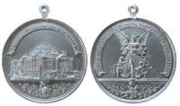 Wiesbaden -  auf die Einweihung des königlichen Theaters - 1894 - tragbare Medaille  vz