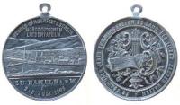 Hameln - auf das Bundes-Sängerfest - 1908 - tragbare Medaille  vz