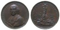 Louis XV. (1715-1774) - auf seinen Premierminister André Hercule Kardinal Fleury - 1736 - Medaille  ss