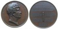 Lisle Claude Joseph Rouget (1760-1836)- französischer Komponist - 1833 - Medaille  vz+