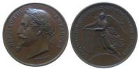 Napoleon III. (1852 - 1870) - auf die Universalausstellung in Paris - 1867 - Medaille  vz