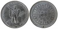 Frankfurt - auf die Eröffnung des Parlaments - 1848 - Medaille  ss