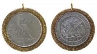 Deutscher Kanarienzüchter Bund - auf den 100. Jahrestag - 1972 - tragbare Medaille  vz-stgl