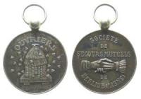Berlise (Aisne) - Société de secours mutuels - o.J. - tragbare Medaille  vz