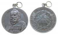 Luitpold (1887-1912) - auf seinen 90. Geburtstag - 1911 - tragbare Medaille  ss