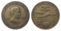 Lindbergh Charles - auf den ersten Non-Stop- Flug New York - Paris - 1927 - Medaille  ss