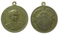 Otto I. (1886-1913) - auf seinen Regierungsantritt - 1886 - tragbare Medaille  fast vz