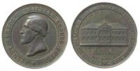 Waltershausen - auf die Einweihung der Schule - 1856 - Medaille  ss