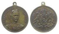 Ludwig II. (1864-1886) - o.J. - tragbare Medaille  fast stgl