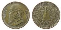 München - auf das VII. Deutsche Turnfest - 1889 - Medaille  ss-vz