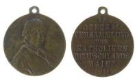 Ketteler Wilhelm Emmanuels von (1850-1877) - auf die 58. Generalversammlung der Katholiken in Deutschland - 1911 - tragbare Medaille  vz