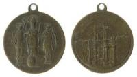 Würzburg - auf die 1200jährige St. Kiliansfeier - 1889 - tragbare Medaille  fast ss
