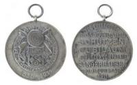 Sangershausen - auf das 75jährige Schützenjubiläum - 1911 - tragbare Medaille  vz