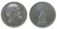 Bandel E. von (1800-1876) - auf die Vollendung des Hermannsdenkmals - 1875 - Medaille  vz