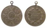 Wilhelm II. (1888-1918) - zum 25jährigen Gedächtnis der Siege 1870-1871 - 1895 - tragbare Medaille  vz