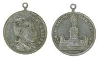 Wilhelm I. (1861-1888) - auf seinen 100. Geburtstag - 1897 - tragbare Medaille  ss+