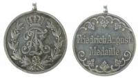 Friedrich-August-Medaille - für verdienstvolle Leistungen in Krieg und Frieden - 1905 - 1918 o.J. - Medaille  ss+