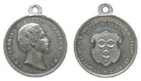 Ludwig II. (1864-1886) - auf die 700-Jahrfeier der Stadt Landshut - 1880 - tragbare Medaille  vz