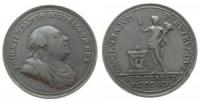 Friedrich Wilhelm II. (1786-1797) - auf die Huldigung Ansbach-Bayreuths - 1792 - Medaille  ss