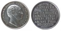 Maximilian I. Joseph (1806-1825) - auf sein 25-jähriges Regierungsjubiläum - 1824 - Medaille  vz