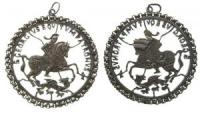 St. Georgstaler - o.J. - tragbare Medaille  vz
