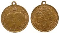 Georg V und Mary - o.J. - tragbare Medaille  ss