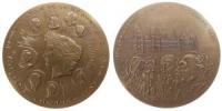 Nationale Hundertjahrfeier - auf die Ausrufung der Republik 1870 - 1972 - Medaille  vz-stgl