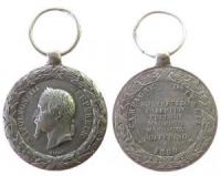 Napoleon III (1852-1870) - für die Teilnehmer am Italienfeldzug - 1859 - tragbare Medaille  vz
