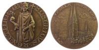 Uppsala - gotischer Dom St. Erik (Upsala Domkyrka) - o.J. - tragbare Medaille  vz