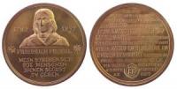 Suhl - auf Friedrich Fröbel - 1976 - Medaille  vz-stgl