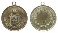 Paris - auf den Kinder-Wettbewerb - 1889 - tragbare Medaille  ss+